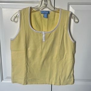 Evan-Picone Cotton Tank Top.